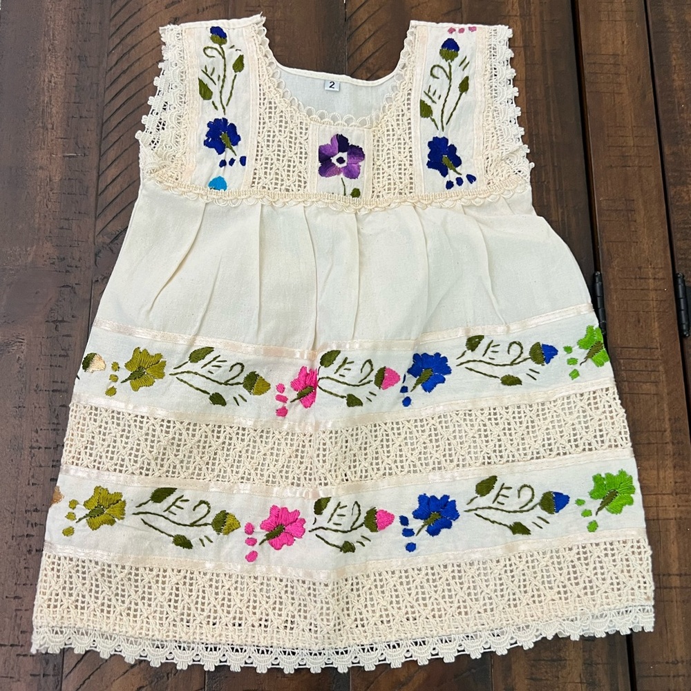 *New* Toddler Girl Mexican Style Dress Size 2T
